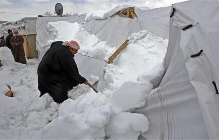 UNICEF: Extreme cold weather killed 15 Syria children