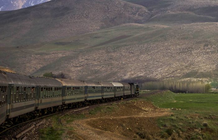 The Rasht-Caspian railway line was put into operation in Iran.