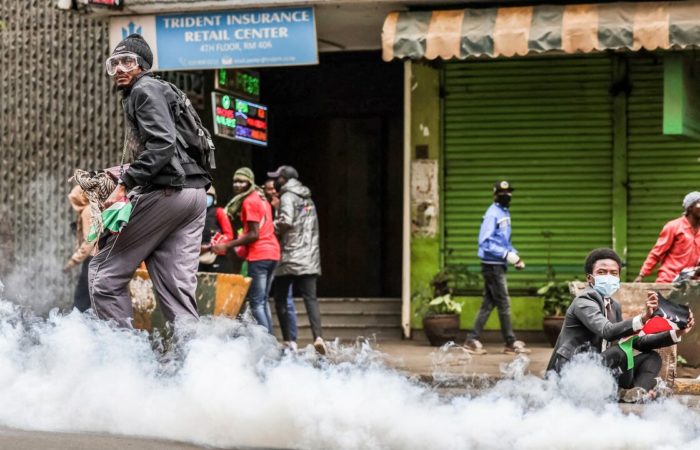 Anti-government protests have resumed in Kenya.