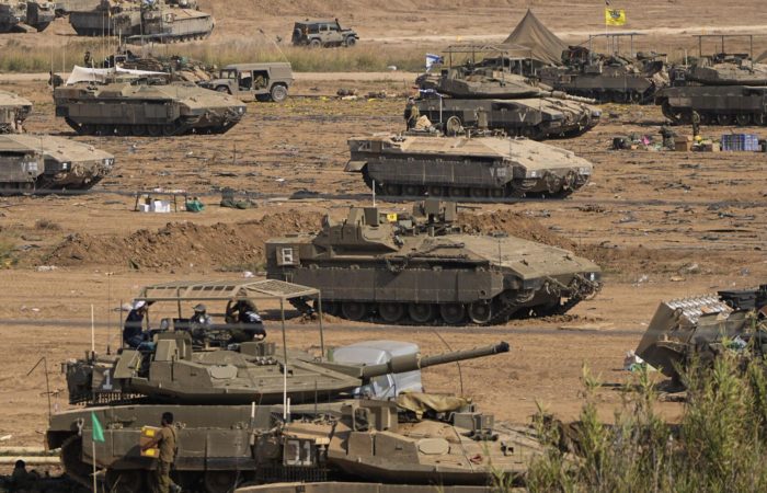 The head of the Israeli Defense Ministry threatened to send tanks to Lebanon.