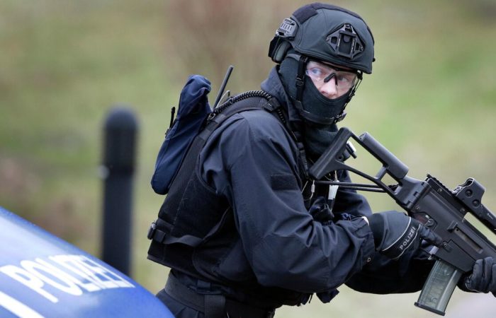 In Germany, the airport suspended flights due to an action by environmental activists.