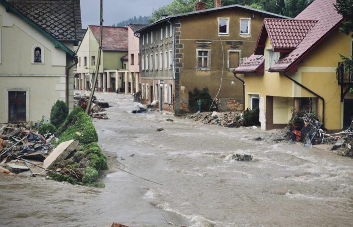 Damage from flooding in southern Poland was estimated at almost a billion dollars.