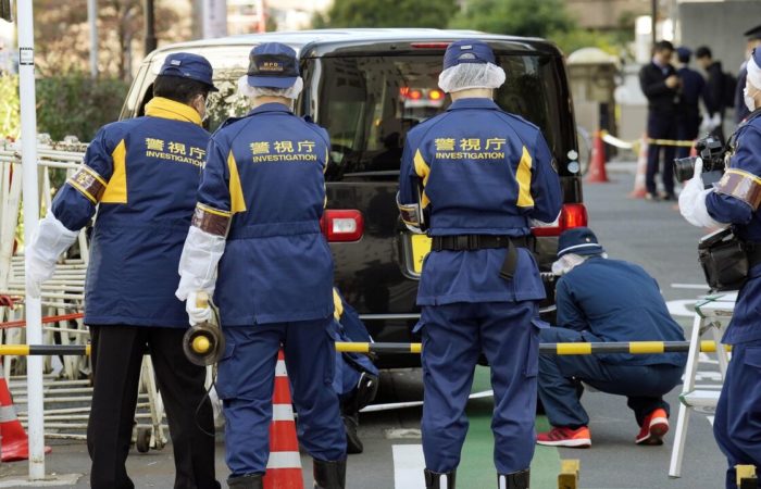 Japanese police detained a man who rammed the prime minister’s office.