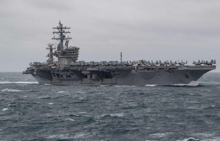 The United States reported a missile attack on its aircraft carrier in the Red Sea.