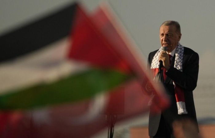 Erdogan called for solidarity among Middle Eastern countries against Israel.