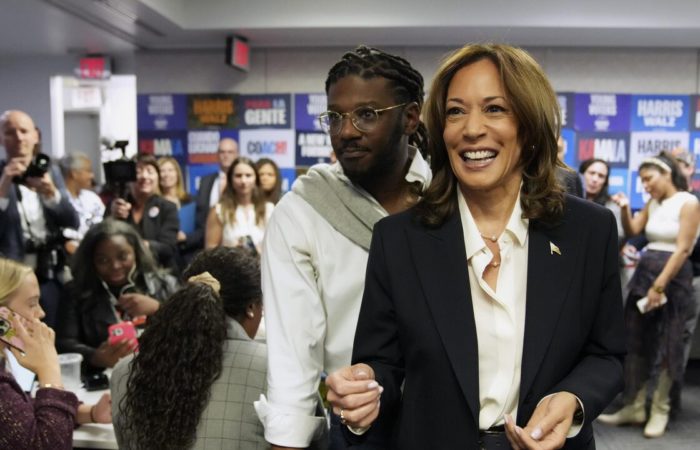 Harris has no plans to address voters today.