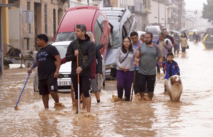 At least 250 people are missing due to floods in Spain.