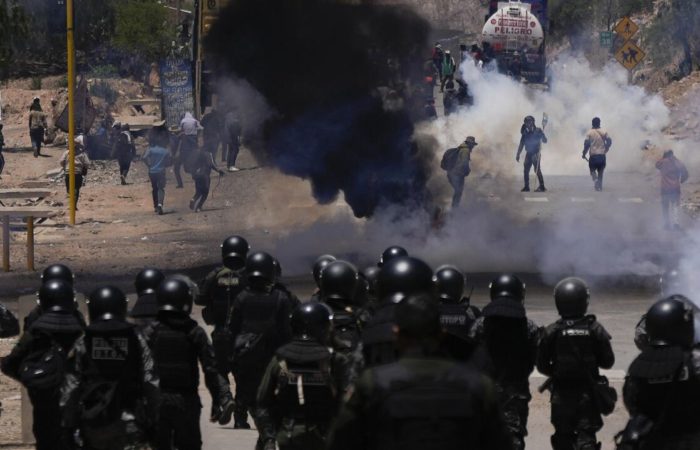 In Bolivia, protesting supporters of the ex-president seized a military unit.