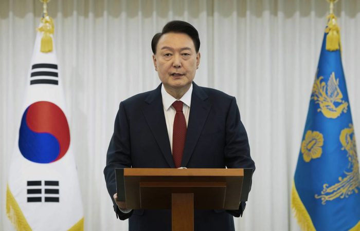 South Korea called the situation in the country difficult before the New Year.