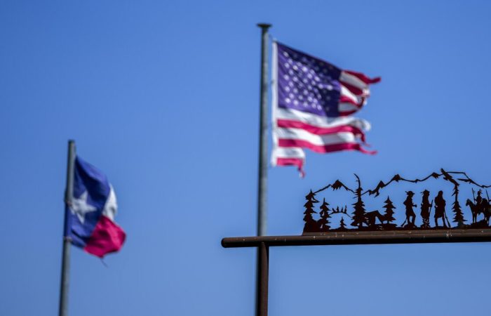 The governor of Texas ordered flags to be raised on Trump’s inauguration day.