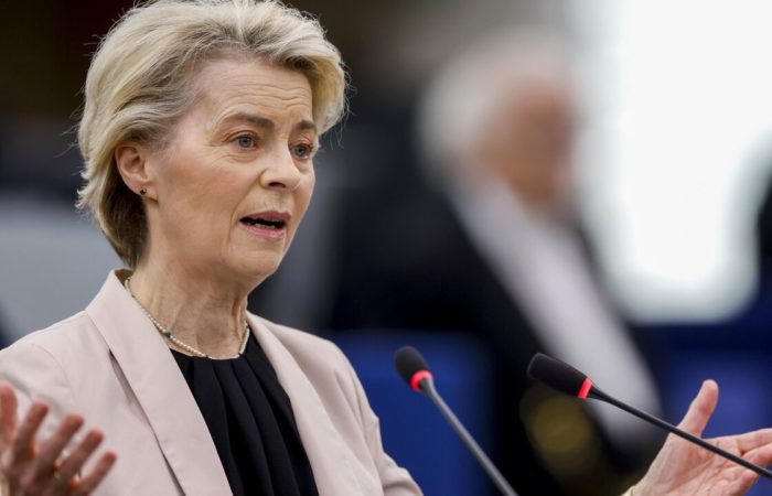 Farmers booed von der Leyen in Gdańsk