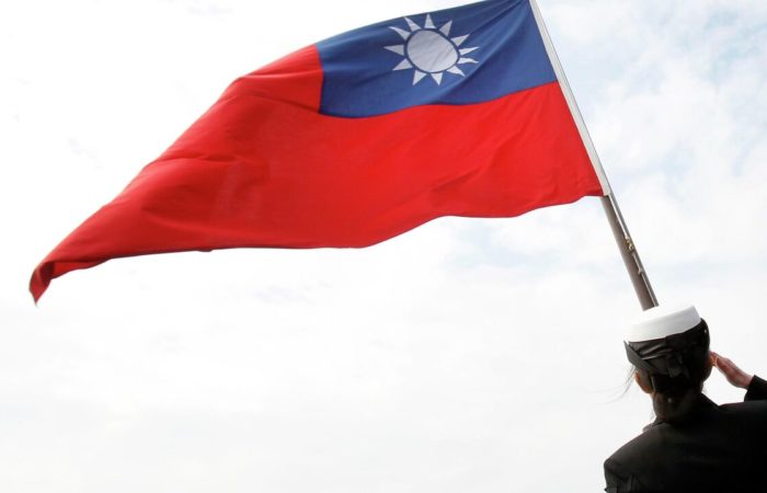 China accused Taiwan of fawning over the United States